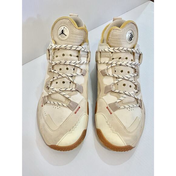 Air Jordan SIZE 11 Honor The Gift x Jordan Why Not Zer0.5 Inner City Nike Beige - Picture 3 of 6